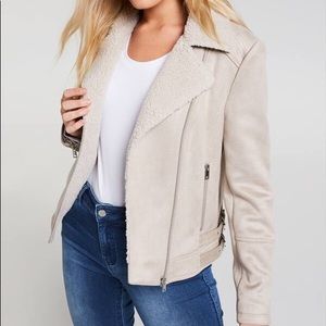 Suedette Bonded Sherpa Jacket | Poshmark